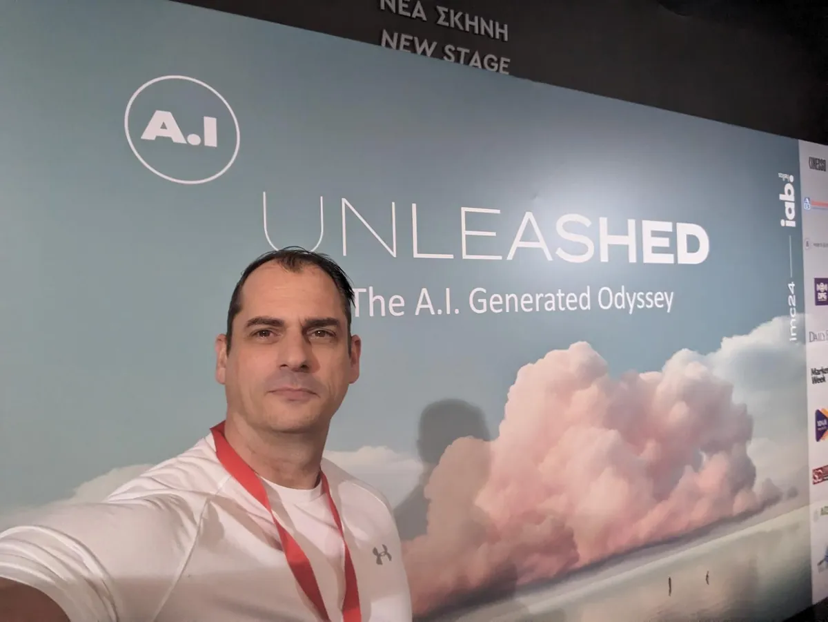 Gregor Hinzer auf der Konferenz A.I. Unleashed